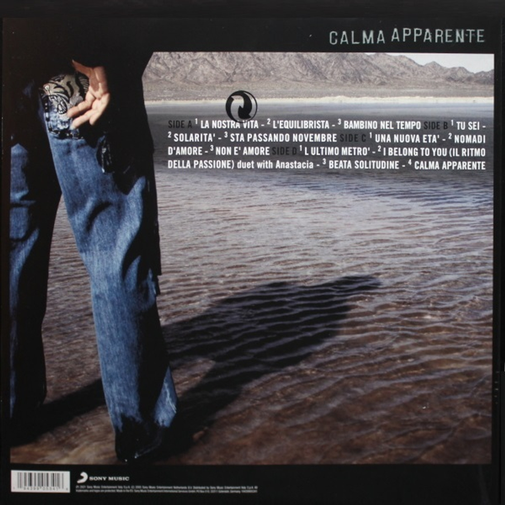 Eros Ramazzotti / Calma Apparente (Italian Version)(Clear Vinyl)(2LP)
