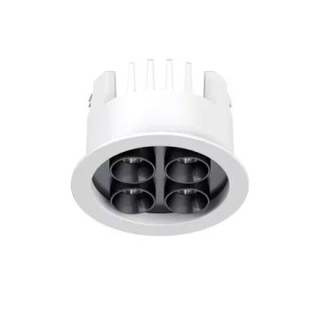 Встраиваемый точечный светодиодный светильник 8W 4000К DK2510-WB белый Denkirs