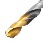 Набор сверл по металлу, 1-13 мм, Р6М5-TiN, Golden Tip, 25 шт Denzel