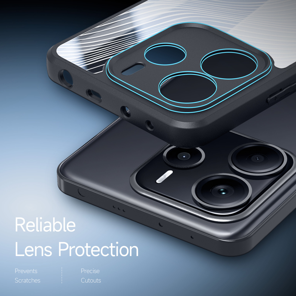 Защитный прозрачный чехол от Dux Ducis для смартфона Xiaomi Redmi Note 14 5G, серия Aimo Series Case