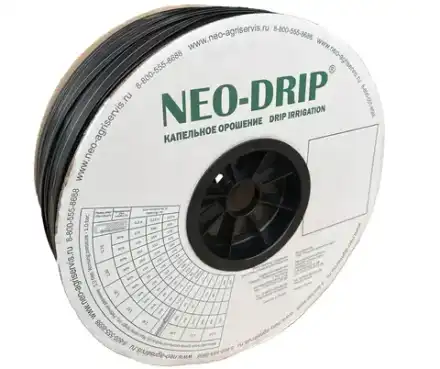 Капельная лента Neo-Drip, 500м, шаг 20см, 1,6 л/час, эмиттерная, 8 мил