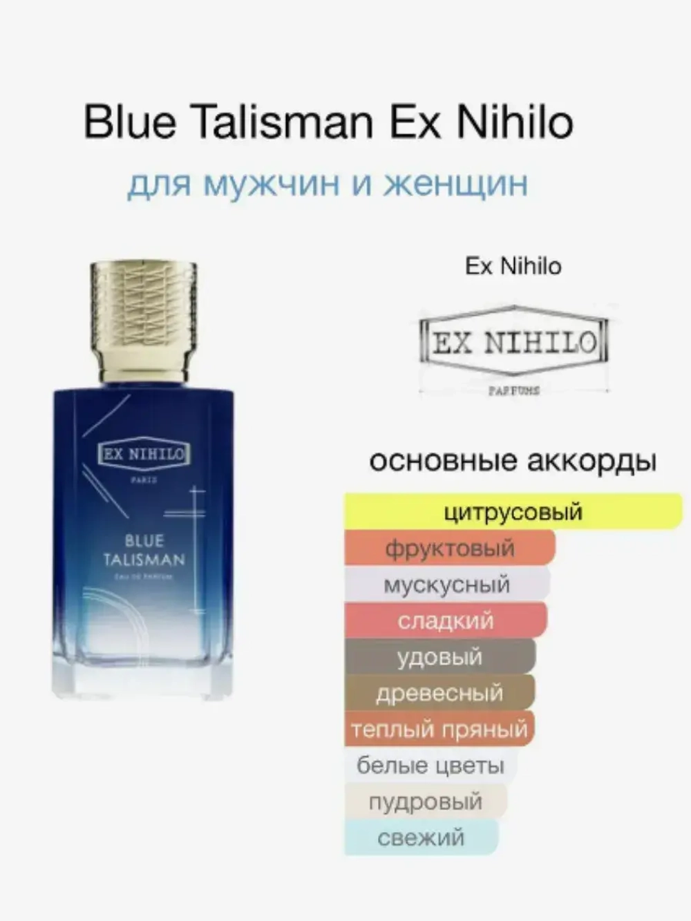 Пробник духов Blue Talisman