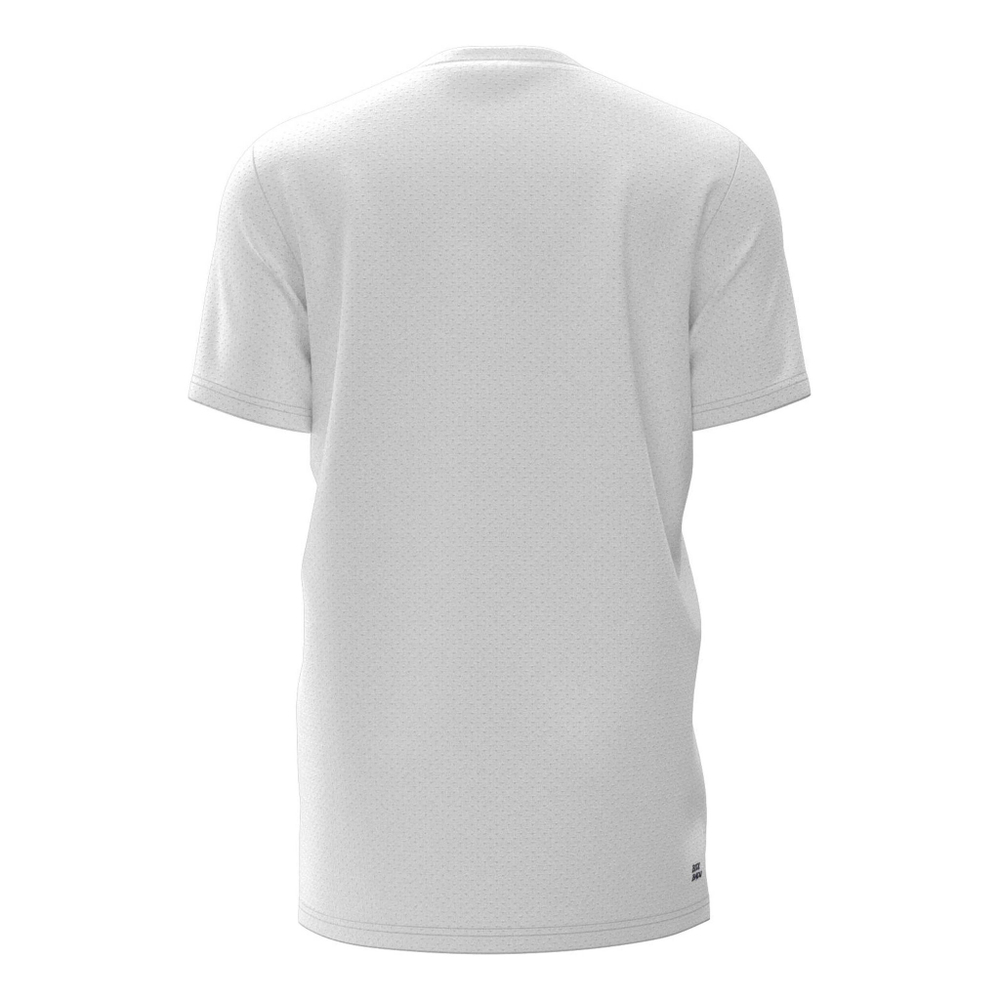 Мужское теннисное поло BIDI BADU Crew T-Shirt Men - White