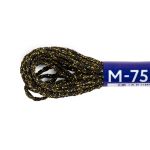 Мулине Gamma металлик NM 12 мотков по 6 метров, M-75 черный/золотистый, Gamma MOULINE