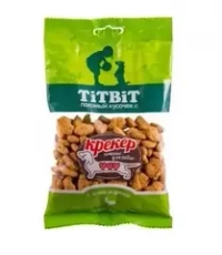 TiTBiT 0,1кг печенье Крекер с мясом утки для собак