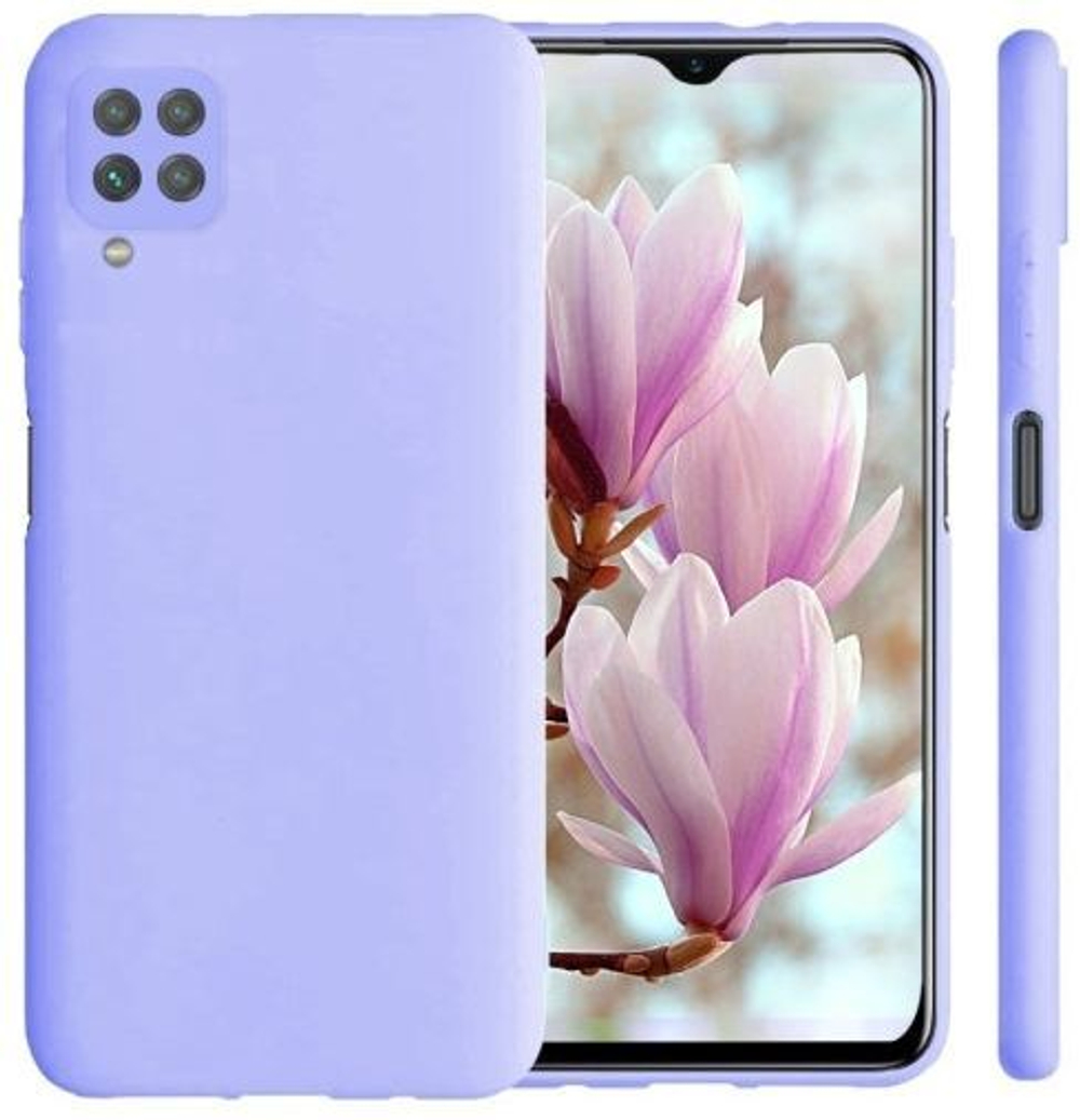 Мягкий Soft Touch чехол из силикона для SAMSUNG GALAXY A22 и M32 с бархатной подкладкой