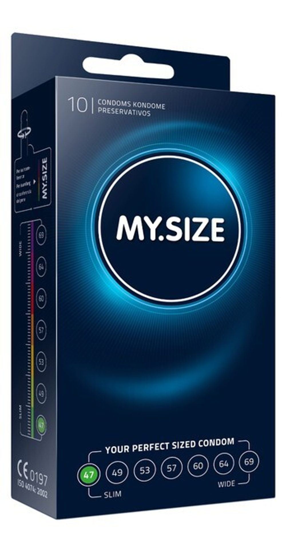 Презервативы My.Size 47 №10 (Цвет: прозрачный)