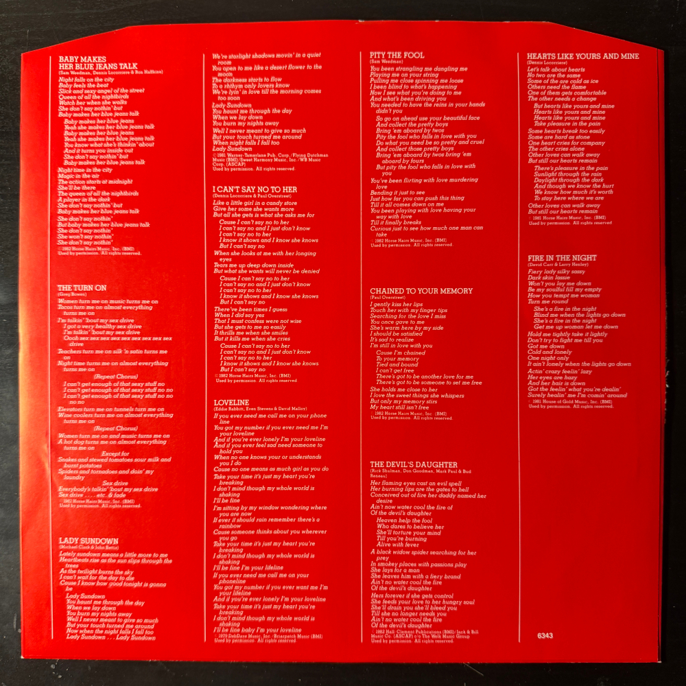 Dr. Hook ‎– Players In The Dark (Скандинавия 1982г.)