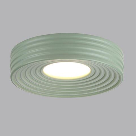 7703/40L AVRA LED SN 044 Светильник металл/пластик/белый/зеленый LED 40Вт 4000K D470 IP20 MACARON
