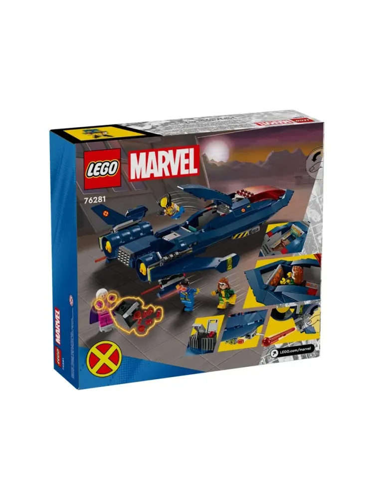 Конструктор Marvel 76281 Истребитель X-Jet Люди Икс