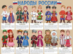 Плакат "Народы России"(Империя поздравлений)