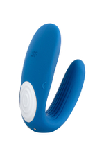 Многофункциональный стимулятор для пар Satisfyer Partner Whale голубой