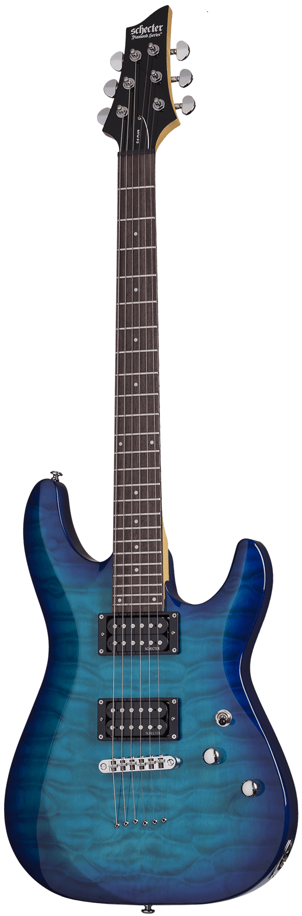 Schecter C-6 PLUS OCEAN BLUE BURST