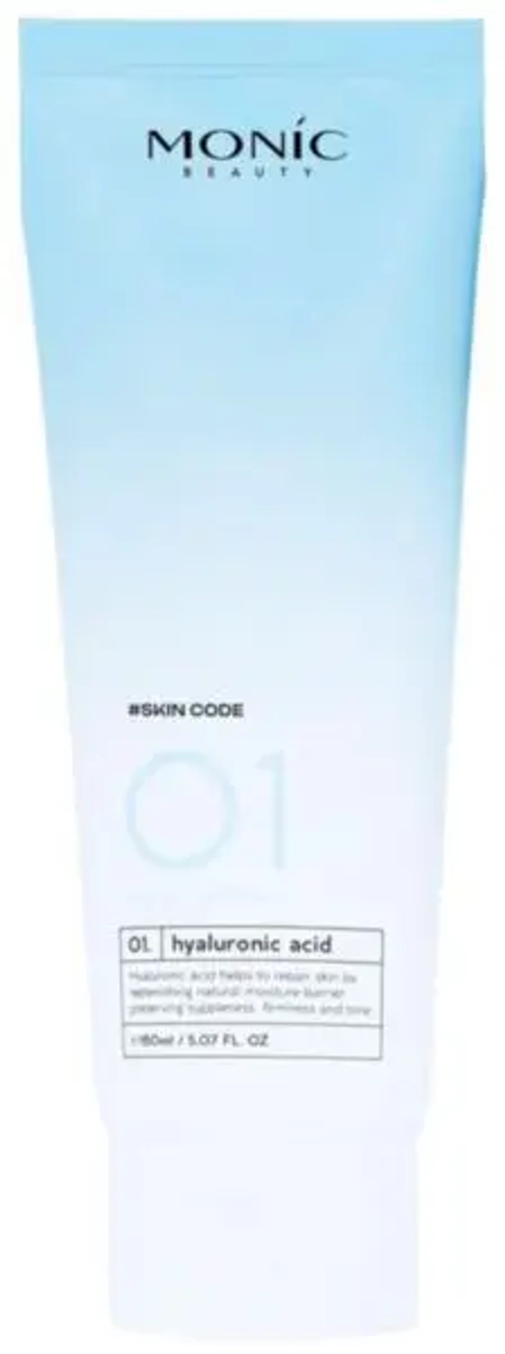 Пенка для умывания с гиалуроновой кислотой Monic beauty hyaluronic acid cleanser,150 мл