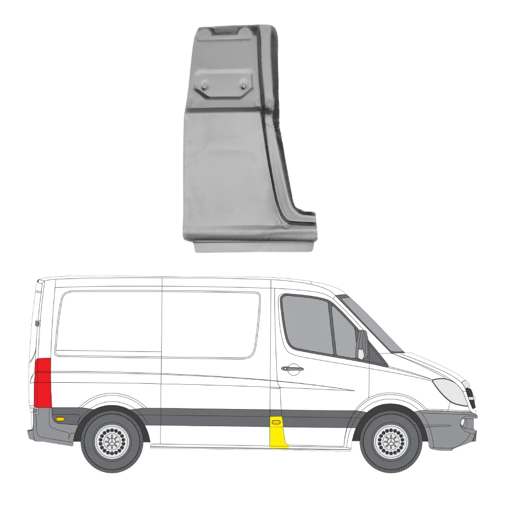 Стойка правая Mercedes Sprinter W906 2006-2019 (Polcar)