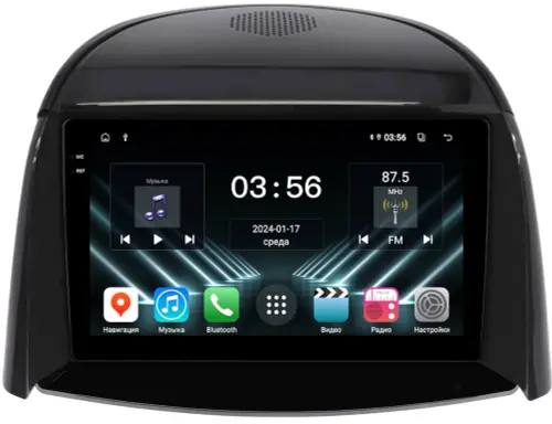 Магнитола для Renault Koleos 1 2008-2016 - FarCar S280 монитор 9.5" IPS на Android 13, CarPlay