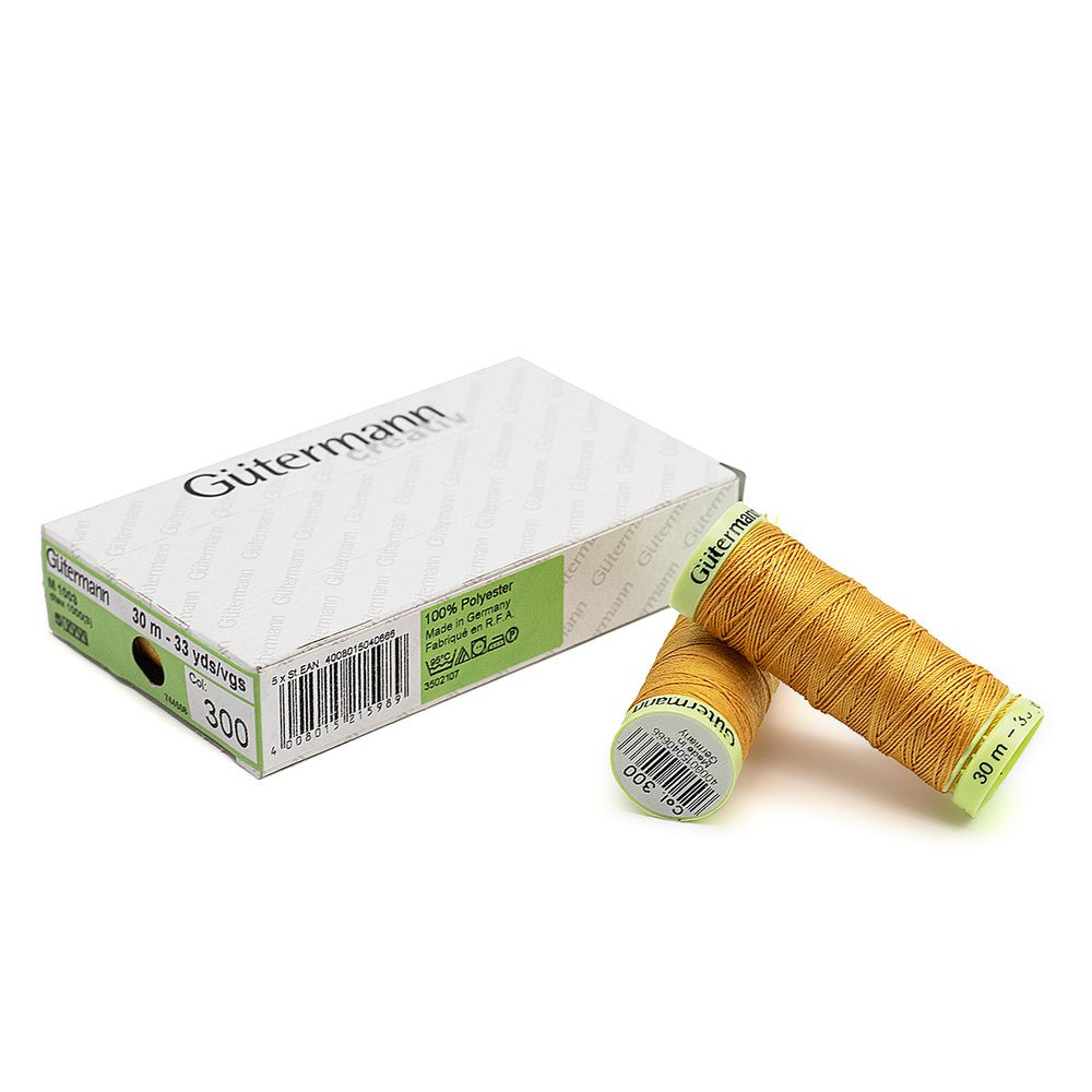 Нитки отделочные Gutermann Top Stitch 30 (30 метров), 5 кат. | 300 розовое золото