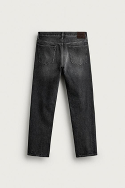 ZARA X AARON LEVIN ДЖИНСЫ STRAIGHT FIT, ЧЕРНЫЙ
