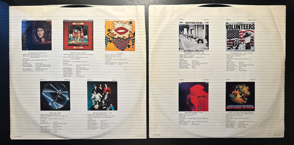 Jefferson Airplane - Flight Log 2LP (США 1977г.)