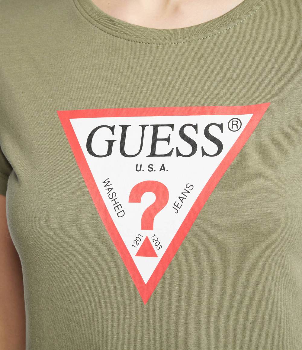 футболка original GUESS - хаки(W1YI1B I3Z11)