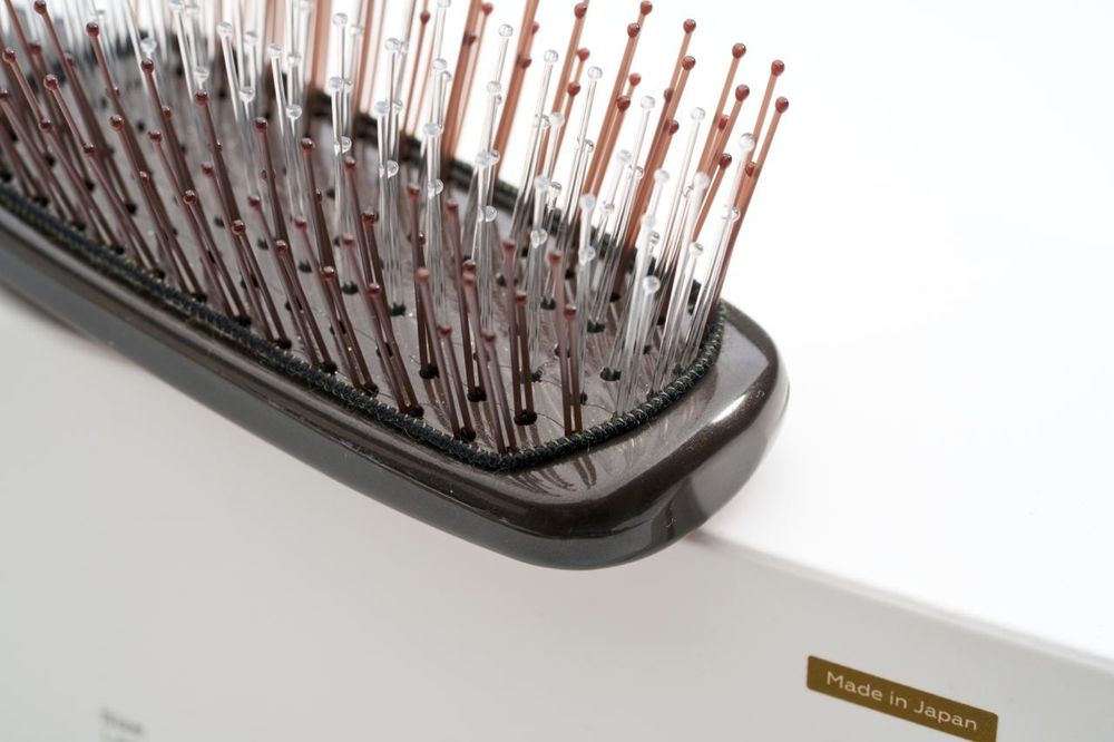Расческа Majestic Scalp Brush черный кофе (дорожная версия)