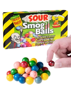 Невероятно кислые драже Toxic Smog Balls, 85гр.