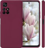 Мягкий Soft Touch чехол из силикона для XIAOMI POCO M4 PRO 5G и REDMI NOTE 11S 5G с бархатной подкладкой