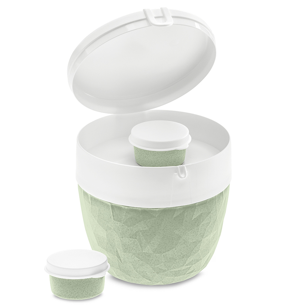 Ланч-бокс Koziol Club Bento Organic зеленый