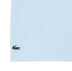 Мужская теннисная футболка Lacoste Ultra Dry Printed Sport - light blue/blue