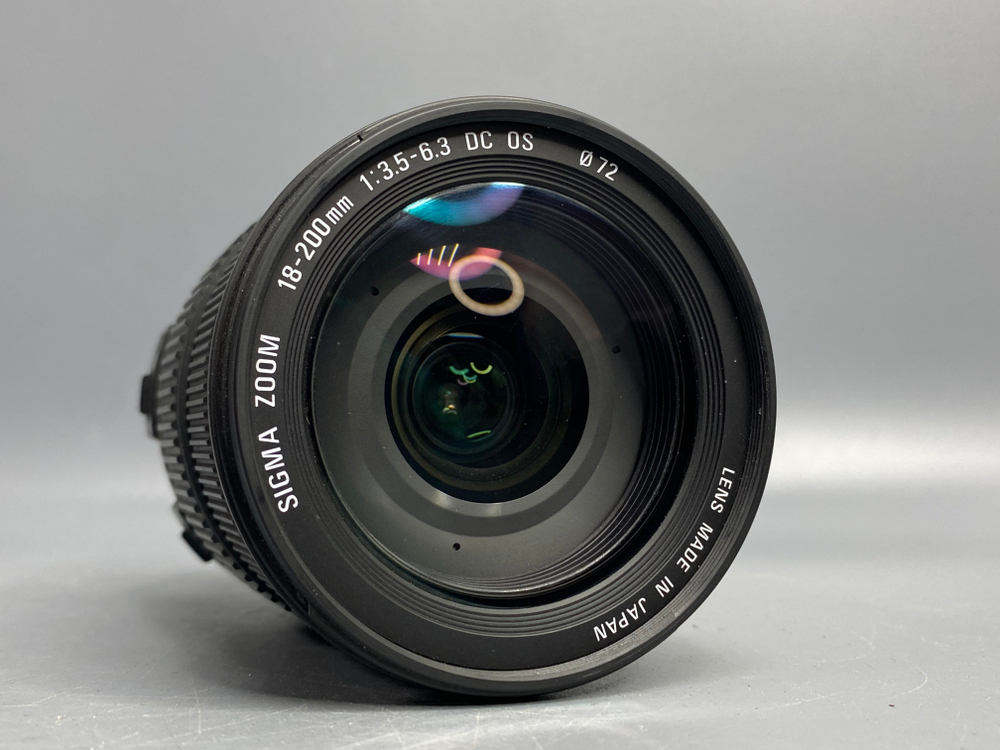 Sigma AF 18-200mm f/3.5-6.3 DC Canon нерабочая диафрагма
