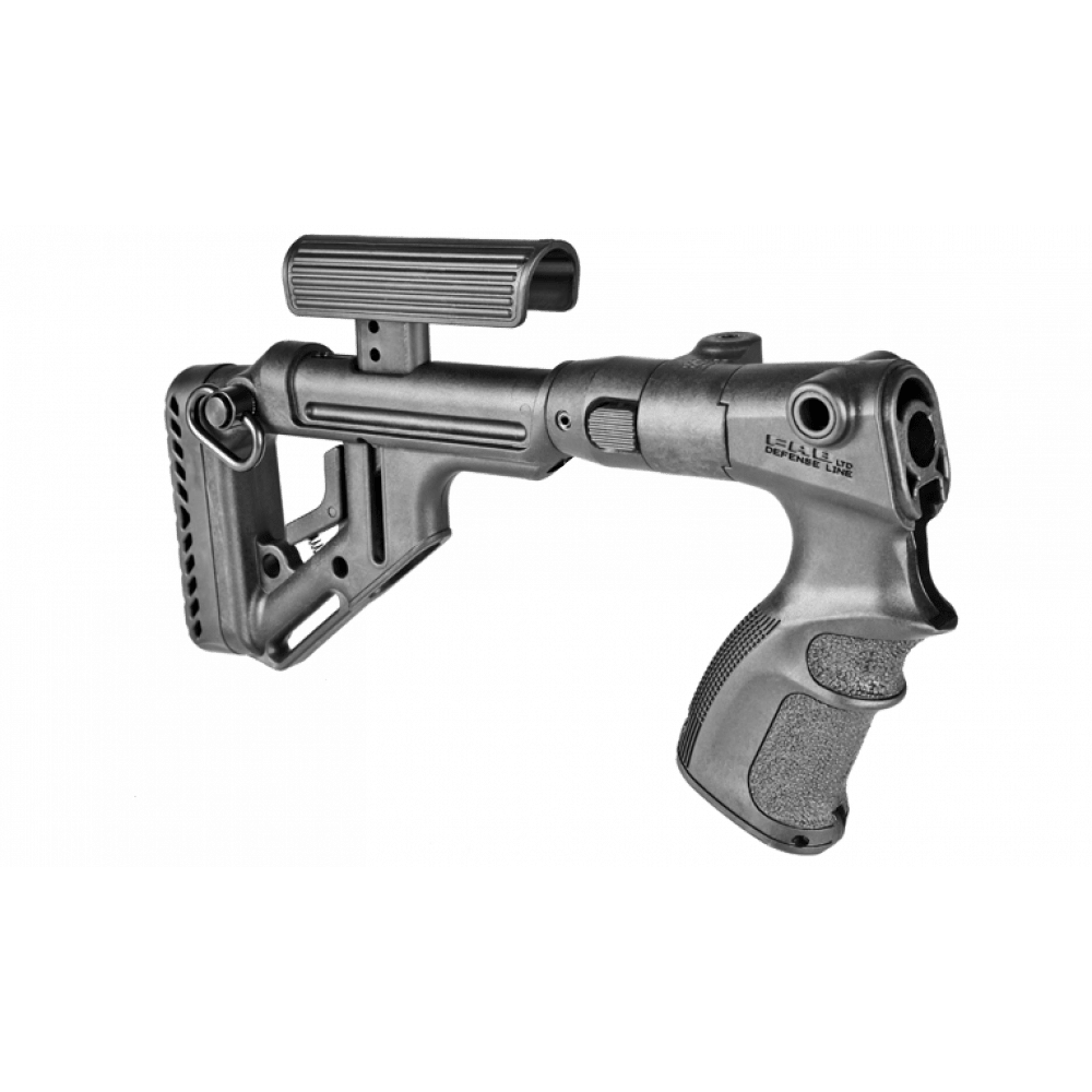 Складной приклад со щекой на Remington 870, зеленый, FAB Defense