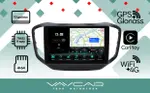 Магнитола для Chery Tiggo 5 2014-2020 - Vaycar VA11-4107-2K на Android 13, Быстрая, 2K QLED, CarPlay,4G SIM-слот