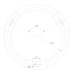 Светильник IM-RONDO-EMERGENCY-3H-R600-64W Day4000 (BK, 120 deg, 230V) (Arlight, IP40 Металл, 2 года) 041076