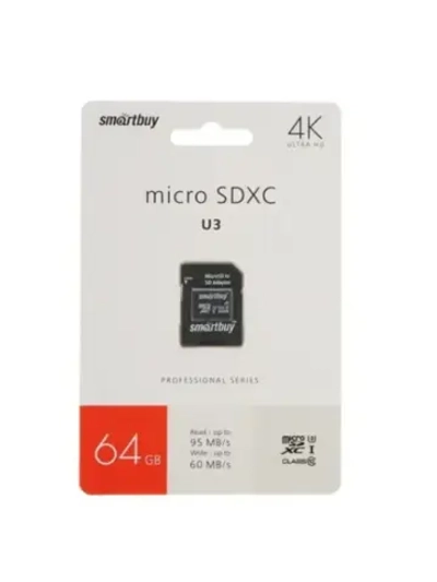 Карта памяти SB64GBSDCL10U3L-01 microSDXC 64 ГБ