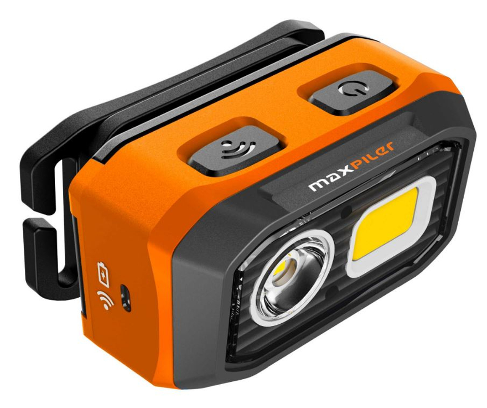 Фонарь налобный аккум. MHF-02 (500-120 Лм, LED SMD+COB, 55*, 4 реж, 1,2-10ч, инд. заряда) MX