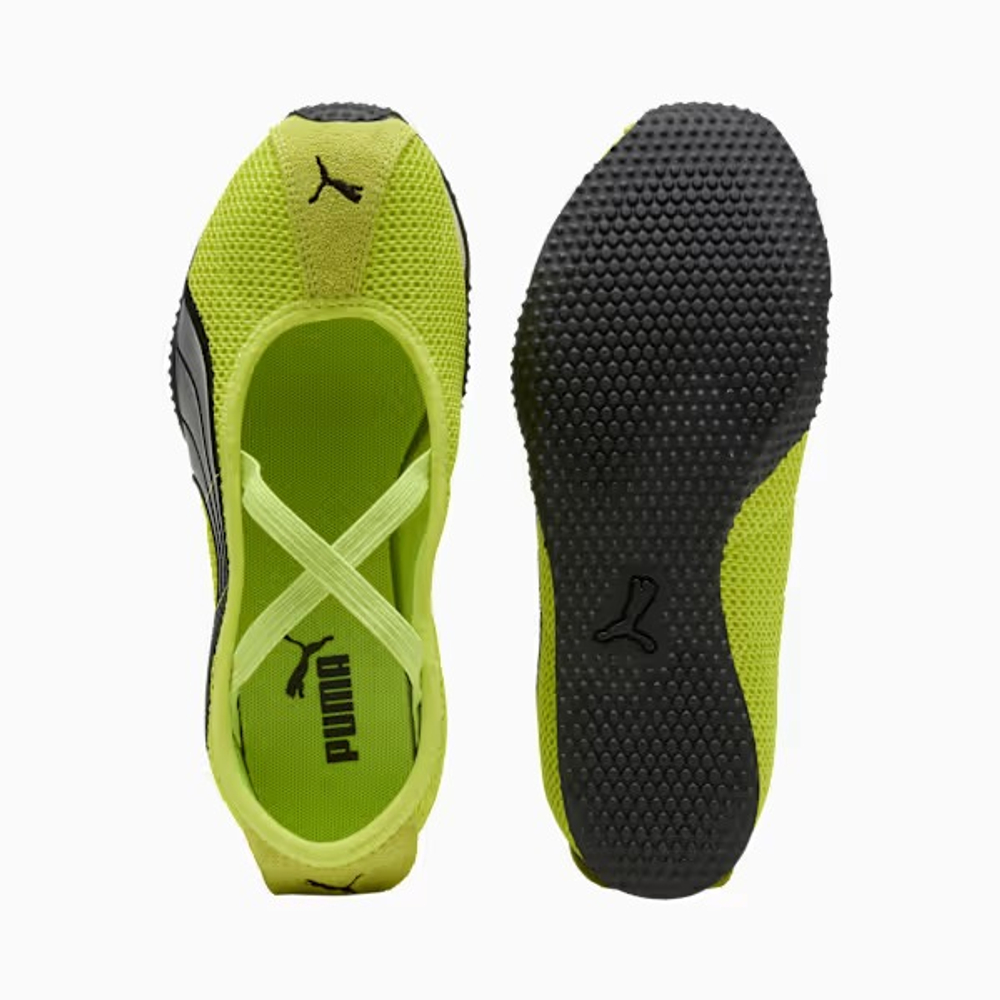 PUMA Женские кроссовки-балетки H-Street, лаймовый