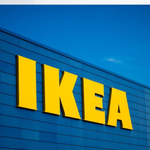 Фартук детский с поварским колпаком IKEA TOPPKLOCKA, белый/желтый