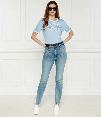 Футболка VARSITY RINGER Tommy Hilfiger - голубой(WW0WW42585)