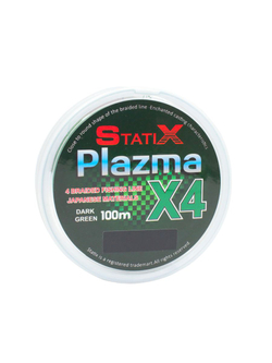 Плетеный шнур для рыбалки Statix PLAZMA х4 100м, 0.4мм - 31.8кг