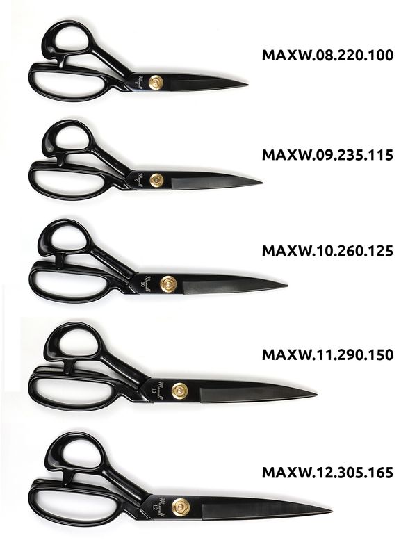 Ножницы закройные (портновские) 29 см, 15 см до центра винта, Maxwell Premium