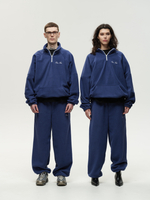 Drawstring Sweatpants Navy Smoke