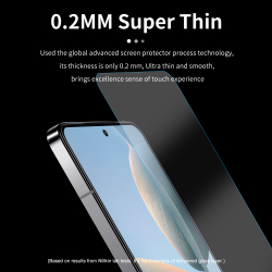Защитное стекло с прозрачными рамками от Nillkin для Xiaomi Poco F6 Pro, серия H+Pro Anti-Explosion Glass Screen Protector