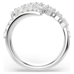 VIENNA:RING FEATHER WHI/RHS 52