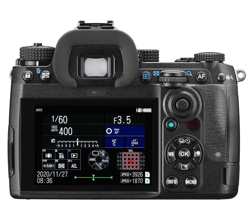 Зеркальный фотоаппарат Pentax K-3 Mark III Monochrome Body, черный