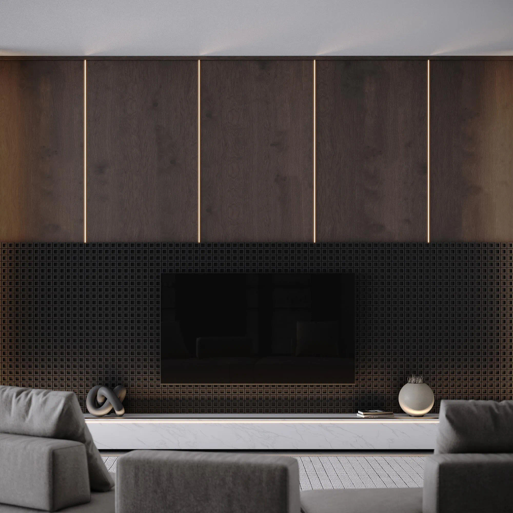 Профиль SL-MINI-SHELF-H9-2000 ANOD OLIVE GREY (Arlight, Алюминий) 038208