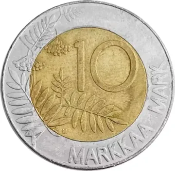 10 марок 1996 Финляндия