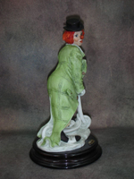 Статуэтка. Полистоун. Клоун на самокате. Capodimonte. Италия