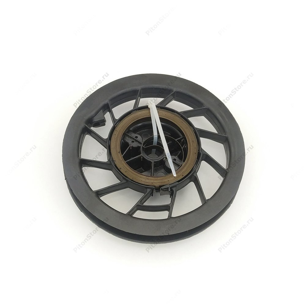 Барабан стартера двигателя Briggs&Stratton 498144 (с пружиной, большой) [Kimoto]