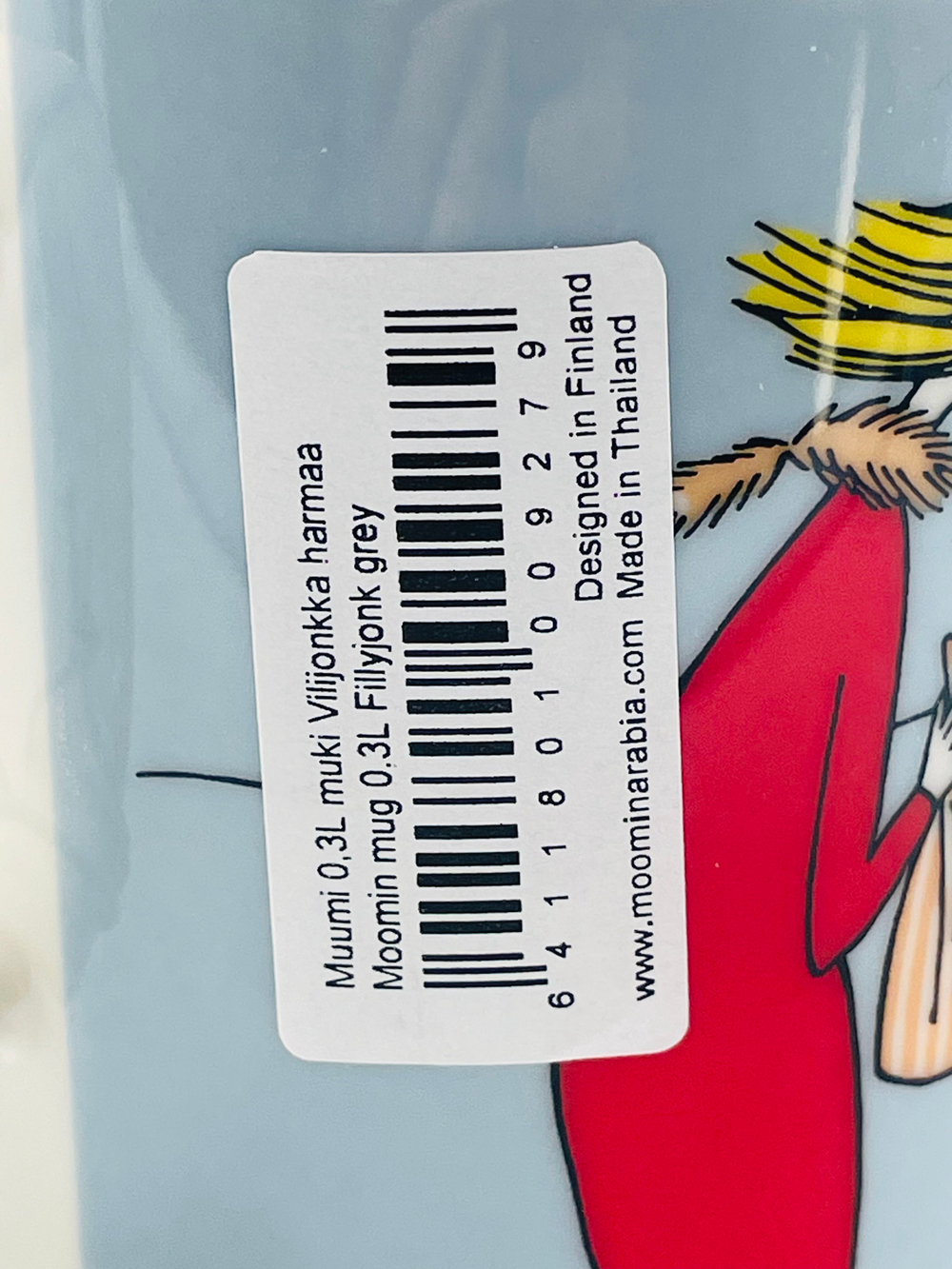 Кружка Moomin Arabia "Vilijonkka", фарфор Vitro, 300 мл (из Финляндии)