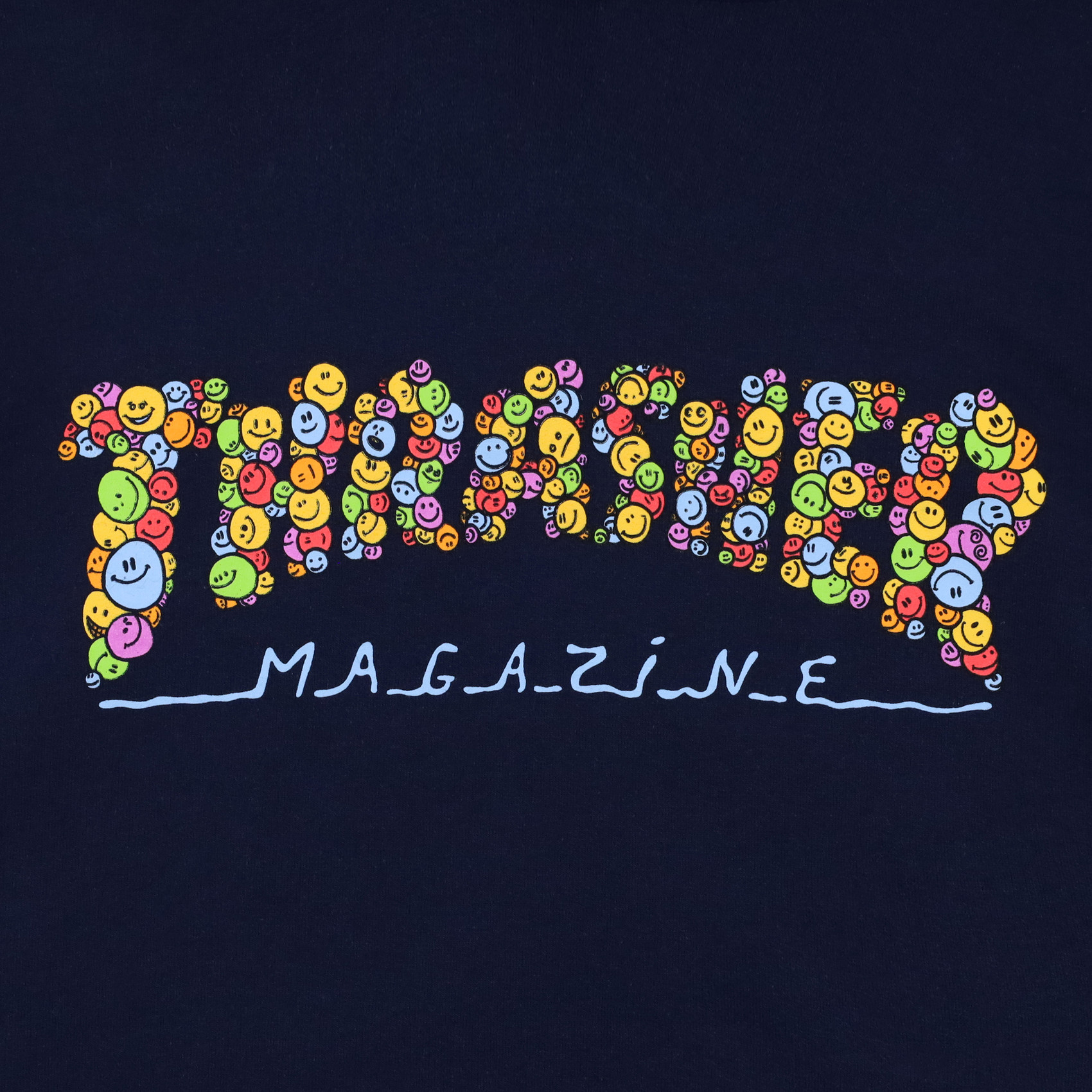 Худи Thrasher Smile By Spanky Hoodie (navy) артикул: - купить в магазине Дайс